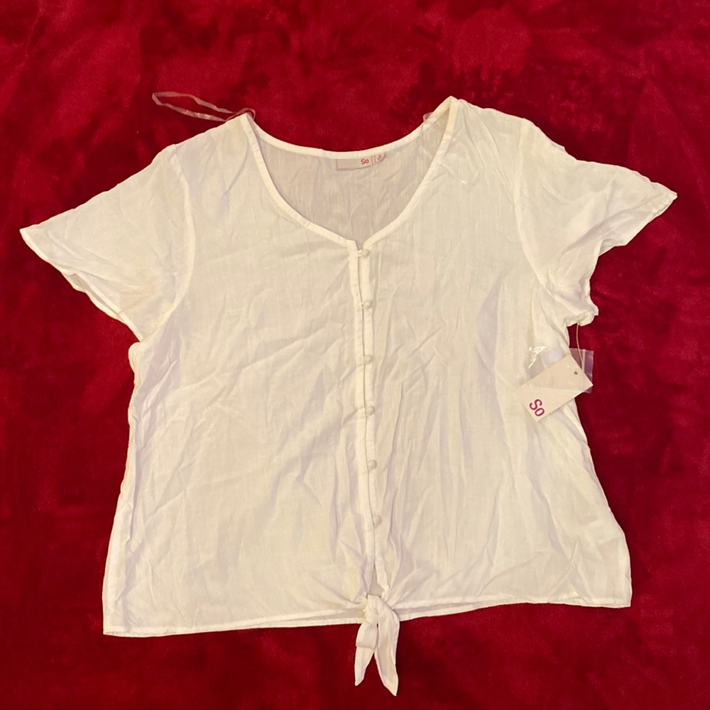 So kohl’s button tie bottom top